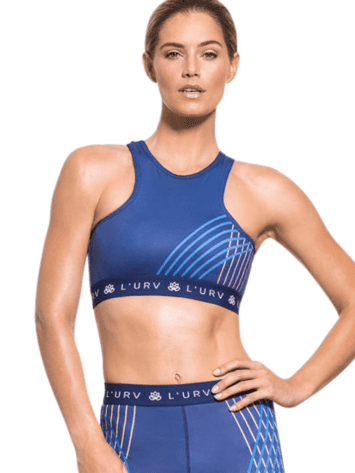 L'URV You Are the One Crop Sexy Workout Top