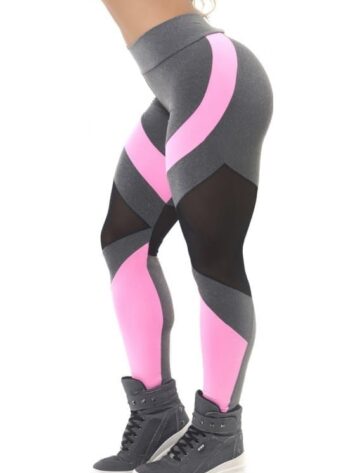 BFB Activewear Leggings Body Power Mescla – black & white – Sexy Leggings