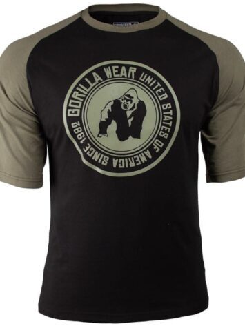 Gorilla Wear Texas T-shirt – Army-Blacky-green-3.png