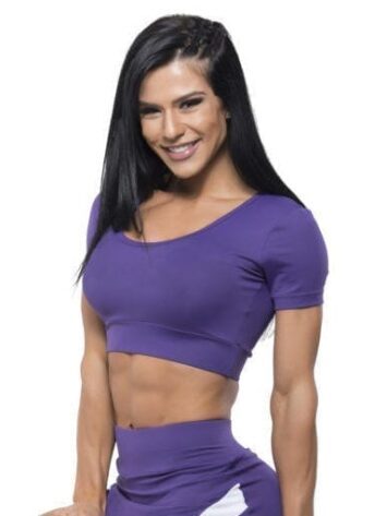 BFB Activewear Cropped Top Roxo – Purple