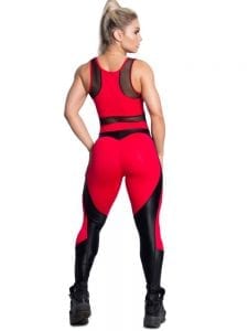 Trincks Fitness Activewear Sweet Red Jumpsuit - Red/Black