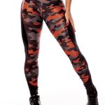 DYNAMITE Brazil Leggings Apple Booty Camouflage - Coral